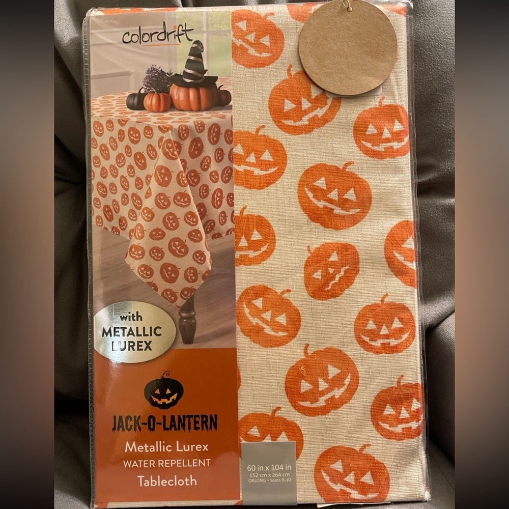 Color Drift Pumpkin Tablecloth